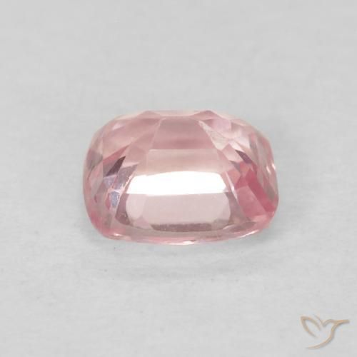 Spinello Rosa chiaro naturale da 0.52 ct, Cuscino, VVS