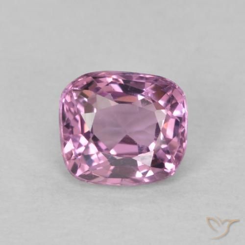 0.50ct Naturale Viola medio Spinello, Cuscino, VVS