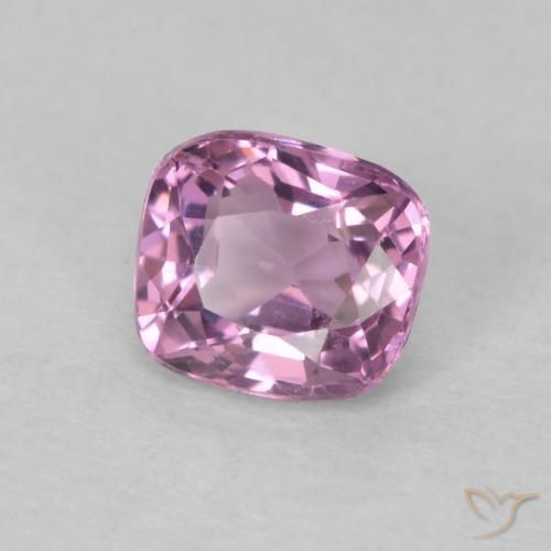 Spinello Viola medio naturale da 0.50 ct, Cuscino, VVS