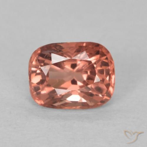 0.55ct Naturale Rosa rossastra Spinello, Cuscino, VVS, Photo A