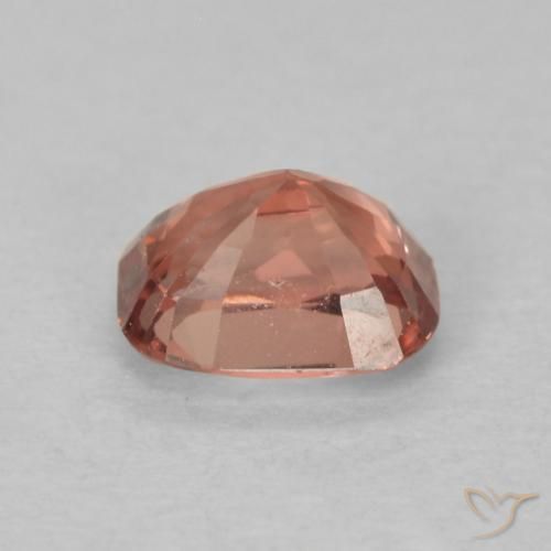 Spinello Rosa rossastra naturale da 0.55 ct, Cuscino, VVS