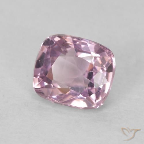 Spinello Rosa Molto Chiaro naturale da 0.58 ct, Cuscino, VVS
