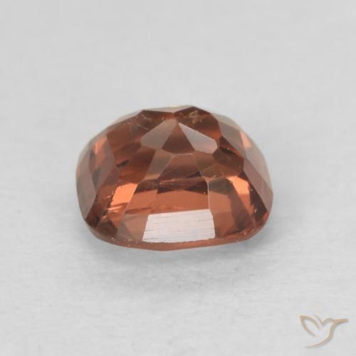 Spinello Rosso arancione naturale da 0.63 ct, Cuscino, VS