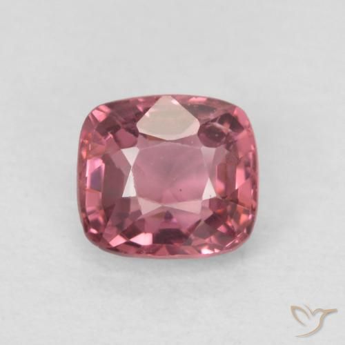 0.49ct Naturale Viola rossastro Spinello, Cuscino, VS
