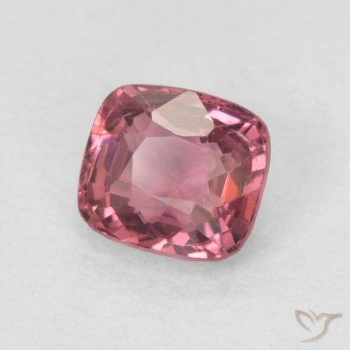 Spinello Viola rossastro naturale da 0.49 ct, Cuscino, VS