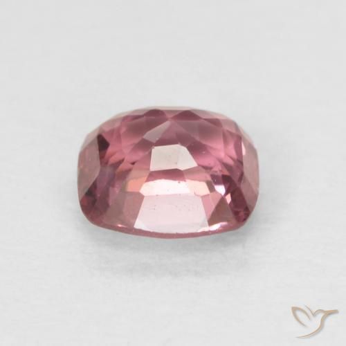 Spinello Viola rossastro naturale da 0.49 ct, Cuscino, VS