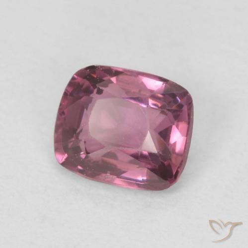 Spinello Viola medio naturale da 0.49 ct, Cuscino, VS