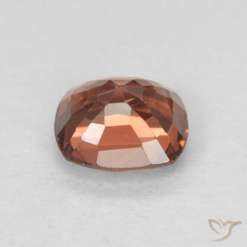 Spinello Rosso arancione naturale da 0.52 ct, Cuscino, VVS