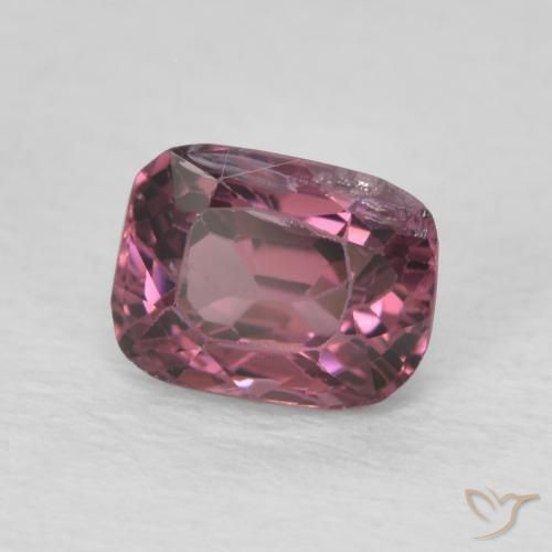 Spinello Magenta-Rosa naturale da 0.81 ct, Cuscino, VS-SI