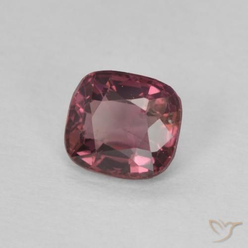 Spinello Viola medio naturale da 0.53 ct, Cuscino, VVS-VS