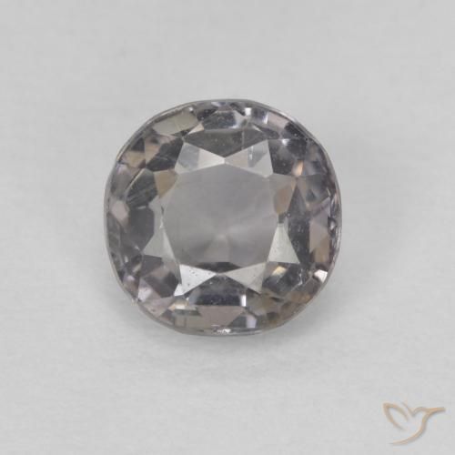 Spinello Grigio chiaro naturale da 0.75 ct, Cuscino, VVS-VS