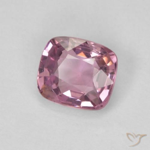 Spinello Rosa medio naturale da 0.62 ct, Cuscino, VVS-VS