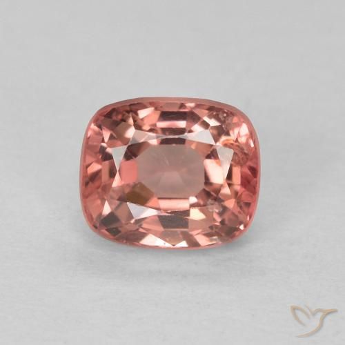 0.66ct Naturale Arancione rossastra Spinello, Cuscino, VS