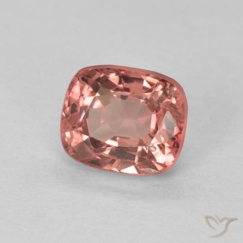 Spinello Arancione rossastra naturale da 0.66 ct, Cuscino, VS