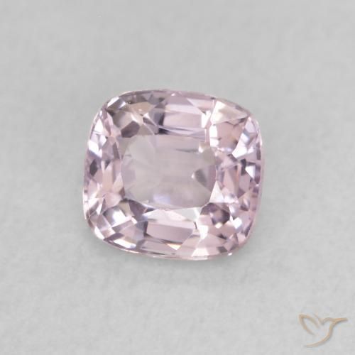 Spinello Viola rosato molto chiaro naturale da 0.48 ct, Cuscino, VVS