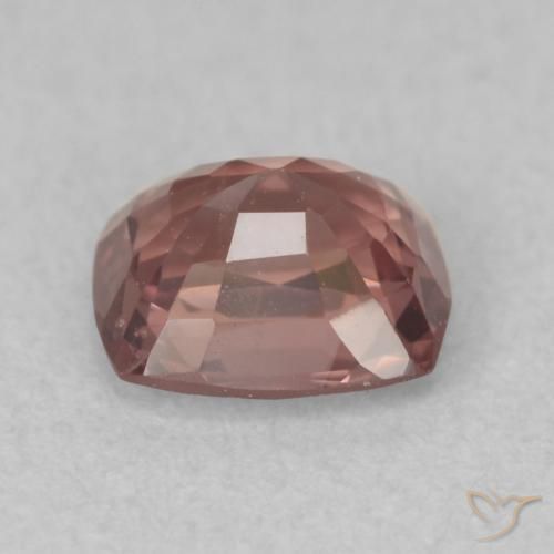 Spinello Rosa arancio naturale da 0.80 ct, Cuscino, VVS-VS