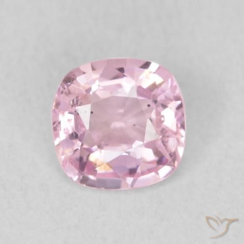 0.52ct Naturale Rosa Chiaro Bubblegum Spinello, Cuscino, VS