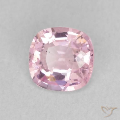 Spinello Rosa Chiaro Bubblegum naturale da 0.52 ct, Cuscino, VS