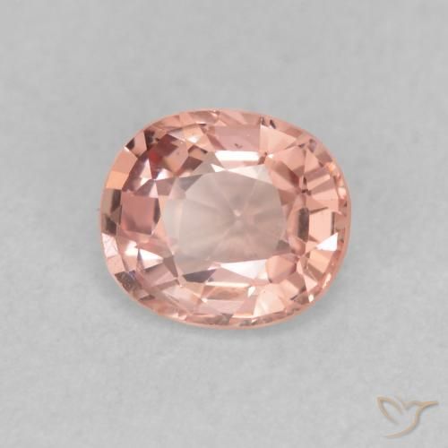 Spinello rosso indiano naturale da 0.50 ct, Cuscino, VVS-VS