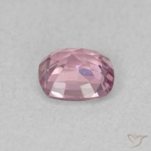 Spinello Rosa Chiaro Bubblegum naturale da 0.43 ct, Cuscino, VVS-VS