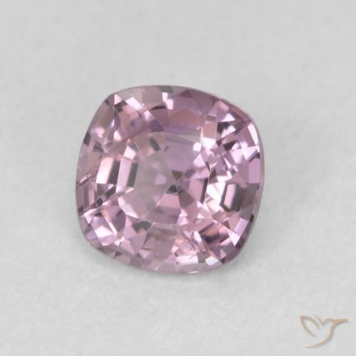 Spinello Grigio-Viola naturale da 0.65 ct, Cuscino, VS