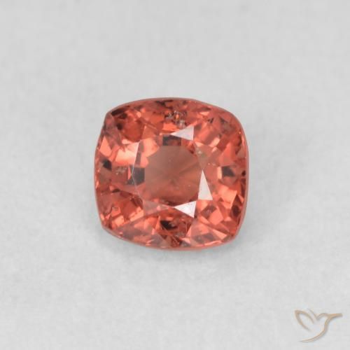 Spinello Rosa medio naturale da 0.53 ct, Cuscino, VS