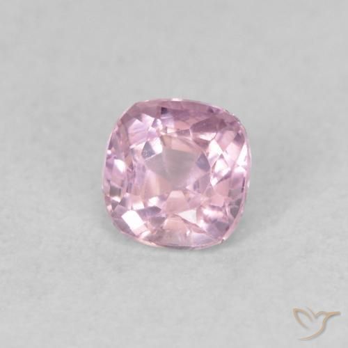 Spinello Rosa Chiaro Bubblegum naturale da 0.45 ct, Cuscino, VS
