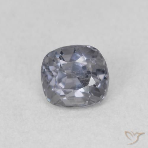 0.48ct Naturale Dark Purple-Grey Spinello, Cuscino, VS
