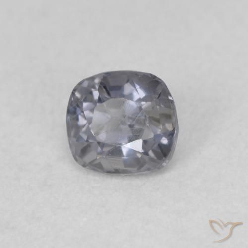Spinello Dark Purple-Grey naturale da 0.48 ct, Cuscino, VS