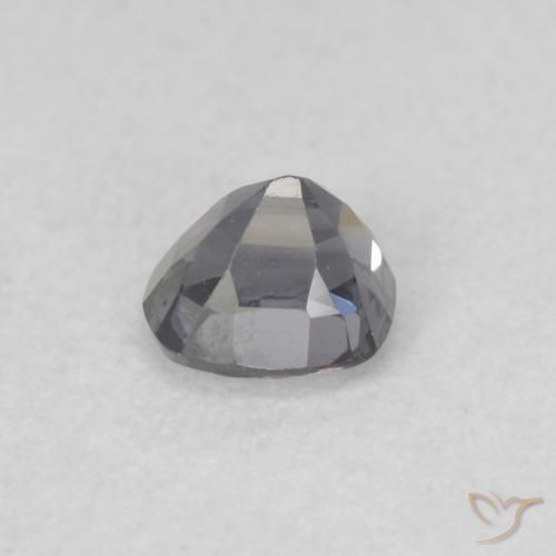Spinello Dark Purple-Grey naturale da 0.48 ct, Cuscino, VS