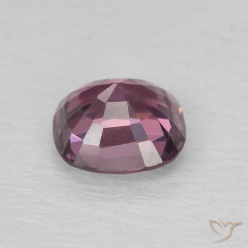 Spinello Viola medio naturale da 0.82 ct, Cuscino, VVS-VS