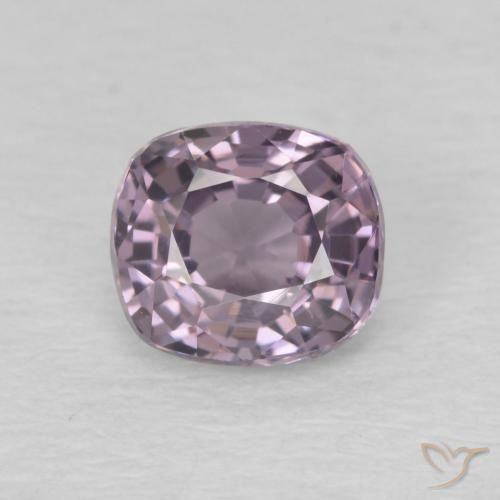 0.81ct Naturale Grigio Viola Spinello, Cuscino, VVS-VS