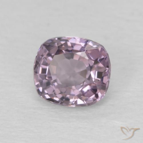 Spinello Grigio Viola naturale da 0.81 ct, Cuscino, VVS-VS