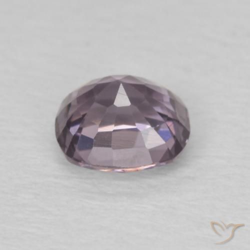 Spinello Grigio Viola naturale da 0.81 ct, Cuscino, VVS-VS