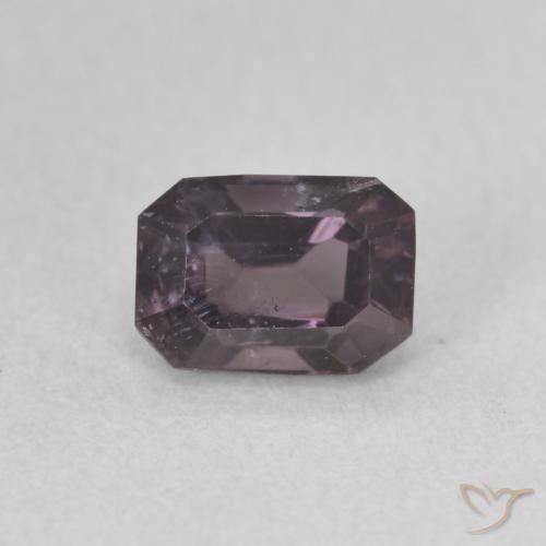 Spinello Viola scuro naturale da 0.78 ct, Ottagonale / Taglio smeraldo, VS