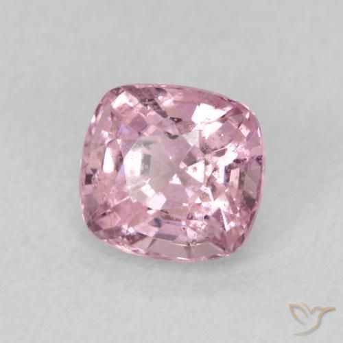 Spinello Rosa chiaro naturale da 0.84 ct, Cuscino, VS