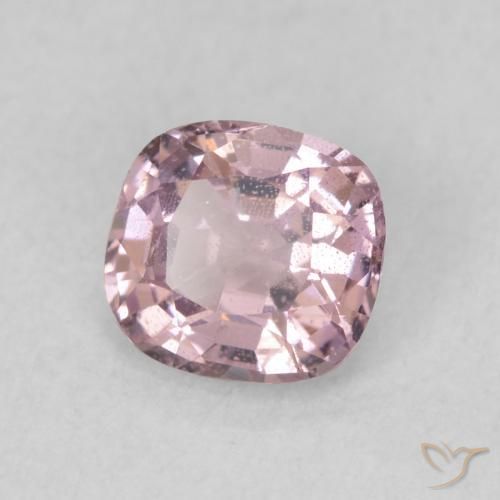 Spinello Rosa rosa naturale da 0.68 ct, Cuscino, VS