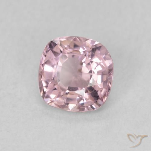 Spinello Rosa chiaro naturale da 0.58 ct, Cuscino, VS