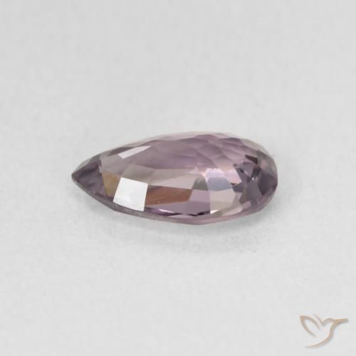 Spinello Viola scuro naturale da 0.96 ct, Forma a pera, VVS-VS