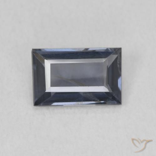 1.05ct Naturale Viola grigiastro Spinello, Taglio a baguette, VS