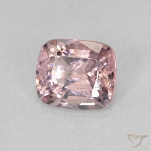 Spinello Rosa chiaro naturale da 0.79 ct, Cuscino, VS