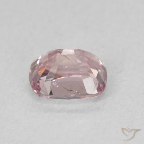 Spinello Rosa chiaro naturale da 0.79 ct, Cuscino, VS