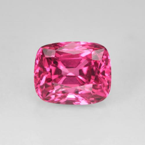 1.55ct Naturale Rosa medio Spinello, Cuscino, VVS