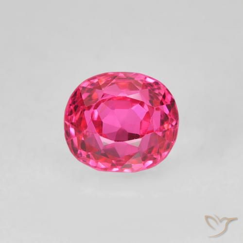 0.58ct Naturale Rosa hot Spinello, Ovale, VS