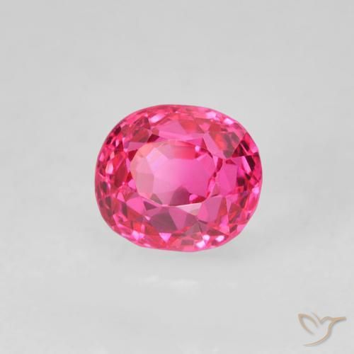 Spinello Rosa hot naturale da 0.58 ct, Ovale, VS