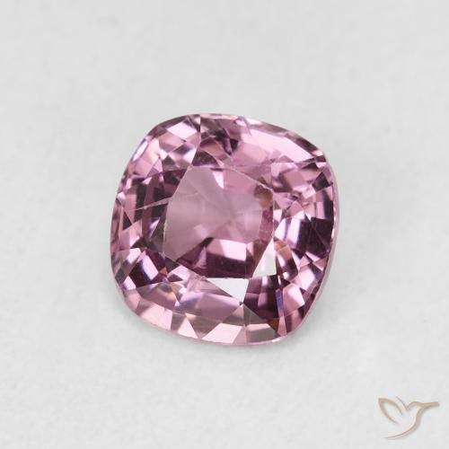 Spinello Viola rosato chiaro naturale da 1.04 ct, Cuscino, VS