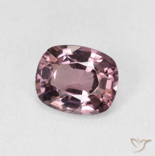 Spinello Viola scuro naturale da 1.25 ct, Cuscino, VVS-VS
