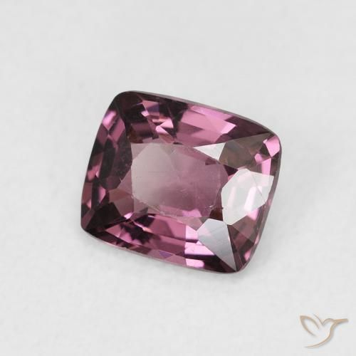 Spinello Viola scuro naturale da 1.00 ct, Cuscino, VS