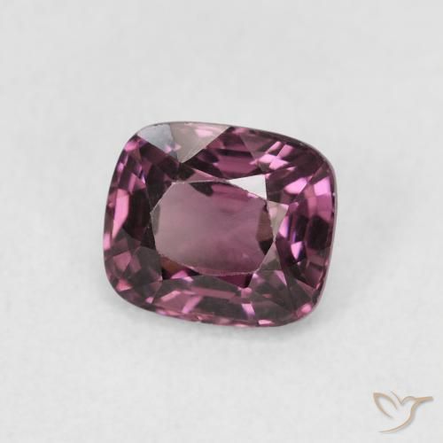 Spinello Viola scuro naturale da 1.20 ct, Cuscino, VS