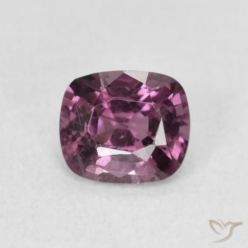 0.86ct Naturale Viola scuro Spinello, Cuscino, VS